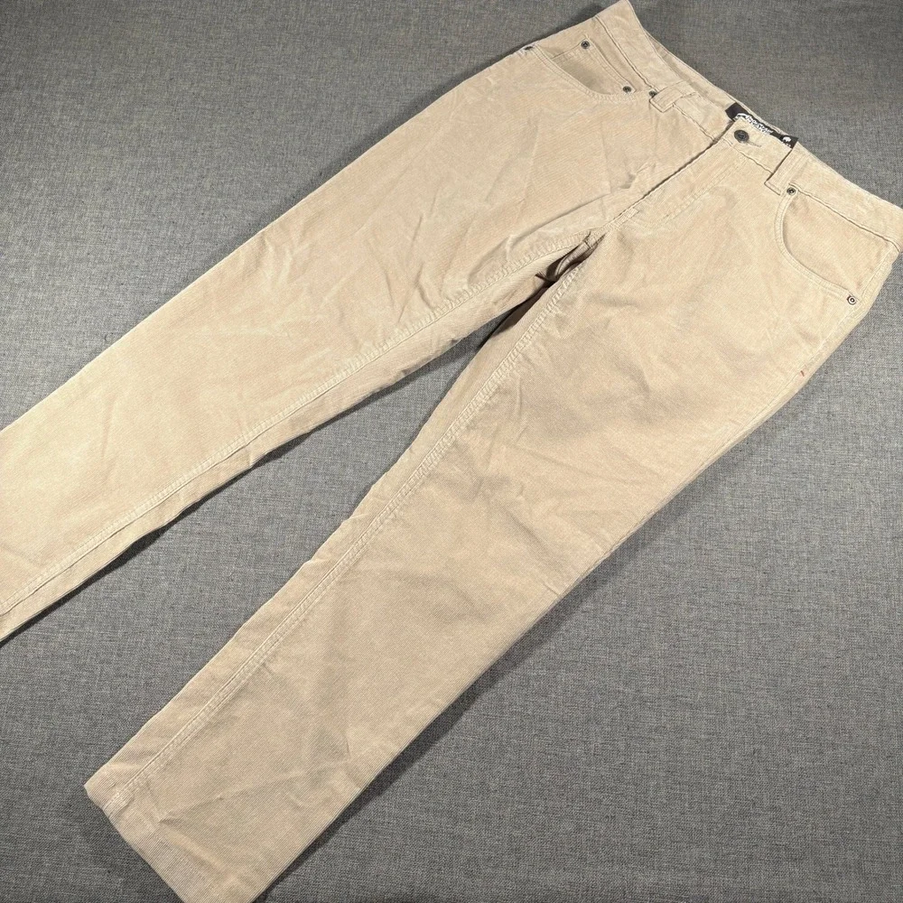Mountain Khakis Corduroy Pants Mens 34x32 (Fits 34x28) Tan Modern Fit 5-Pocket